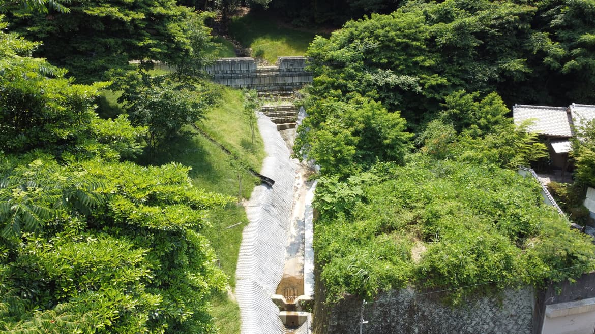 治山ダム　上藤松